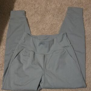 Under Armour Fitted Light Green/Blue Leggings